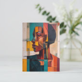 Abstrakt Postkarte (Stehend Vorderseite)