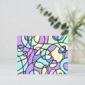 Abstrakt Postkarte (Stehend Vorderseite)