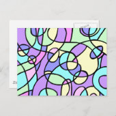 Abstrakt Postkarte (Vorne/Hinten)