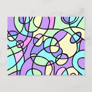 Abstrakt Postkarte