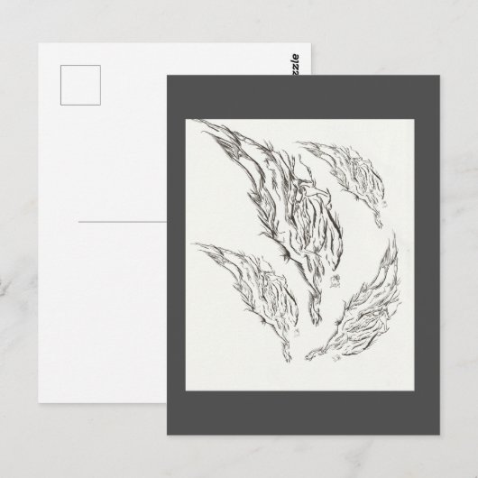 abstrakt postkarte (Vorne/Hinten)