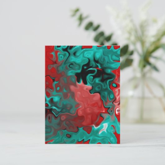 Abstrakt Postkarte (Stehend Vorderseite)