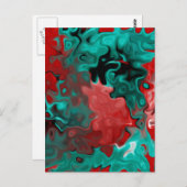 Abstrakt Postkarte (Vorne/Hinten)