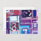 ABSTRAKT POSTKARTE (Vorne/Hinten)