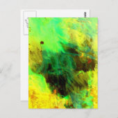Abstrakt Postkarte (Vorne/Hinten)