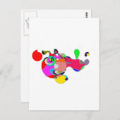Abstrakt Postkarte (Vorne/Hinten)