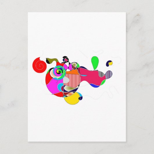 Abstrakt Postkarte (Vorderseite)