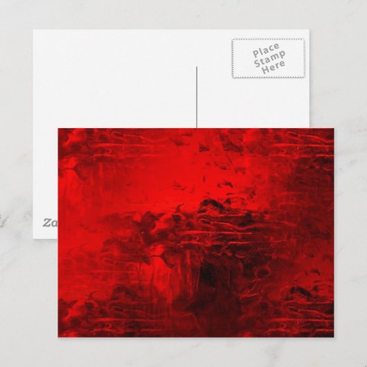 Abstrakt Postkarte (Vorne/Hinten)