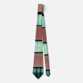 Abstrakt Print Trendy Neck Tie Krawatte (Vorderseite)
