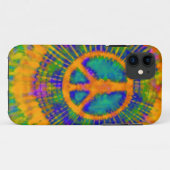 Abstrakt Psychedelic Krawatte Dye Peace Sign Case-Mate iPhone Hülle (Rückseite (Horizontal))