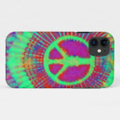 Abstrakt Psychedelic Krawatte Dye Peace Sign Case-Mate iPhone Hülle (Rückseite (Horizontal))