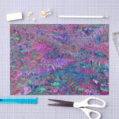 Abstrakt Psychedelic Rainbow Colors Foliage Garden Seidenpapier (Handwerk)