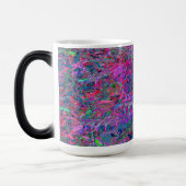 Abstrakt Psychedelic Rainbow Colors Foliage Garden Verwandlungstasse (Links)