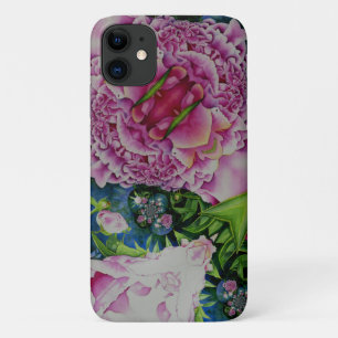 Abstrakt-psychedelisch-rosa-Peonies Case-Mate iPhone Hülle