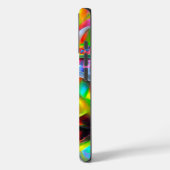 Abstrakt Psychedelische Blume Case-Mate iPhone Hülle (Rückseite / Links)