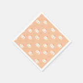 Abstrakt Pumpkin Pattern Napkins Serviette (Ecke)