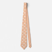 Abstrakt Pumpkin Pattern Neck Tie Krawatte (Vorderseite)