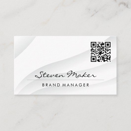 Abstrakt | QR Code Business Card Visitenkarte (Vorderseite)