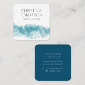 abstrakt quadratische visitenkarte (Vorne/Hinten)