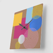 Abstrakt Quadratische Wanduhr (Winkel)