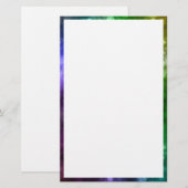 Abstrakt Rainbow Bokeh Briefpapier (Vorne/Hinten)