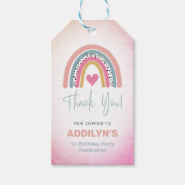 Abstrakt Rainbow Girls Geburtstagsparty Danke Geschenkanhänger