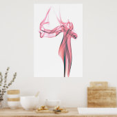 Abstrakt - Rauch 1 Poster (Küche)