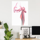 Abstrakt - Rauch 1 Poster (Heimbüro)