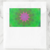 Abstrakt Rechteckiger Aufkleber (Tasche)