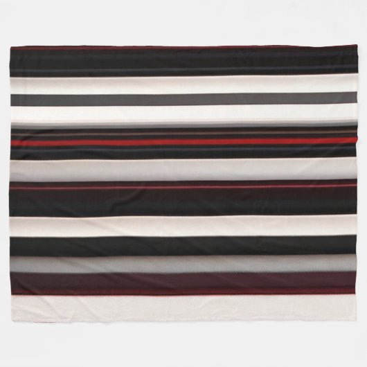 Abstrakt Red Black Lines TrendCollection Fleecedecke (Vorderseite (Horizontal))