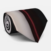 Abstrakt Red Black Lines TrendCollection Krawatte (Gerollt)