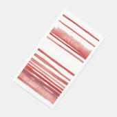 Abstrakt Red & Blue Washes, 4. Juli Serviette (Ecke)
