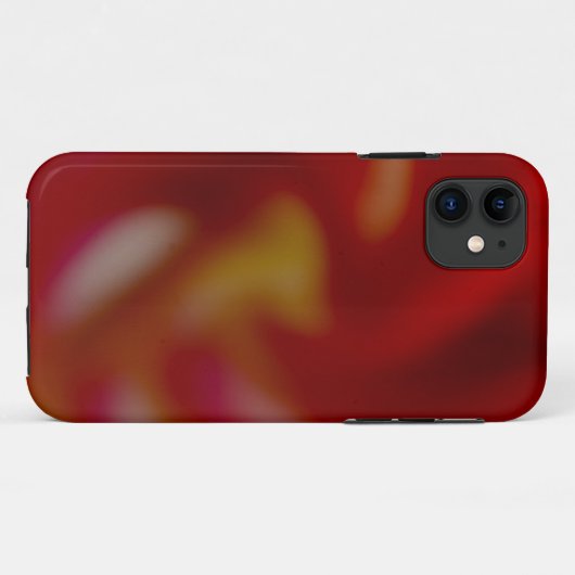 Abstrakt Red Blur Case-Mate iPhone Hülle (Rückseite (Horizontal))