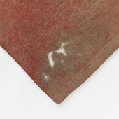 Abstrakt Red Gold Blue Art Fleecedecke (Ecke)