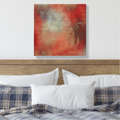 Abstrakt Red Gold Blue Art Leinwanddruck (Insitu (Schlafzimmer))