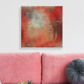 Abstrakt Red Gold Blue Art Leinwanddruck (Insitu (Wohnzimmer))