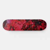 Abstrakt Red Shatter Skateboard (Horizontal)
