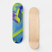 Abstrakt regenbogen skateboard (Vorderseite)