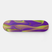 Abstrakt Regenbogen Skateboard (Horizontal)