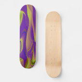 Abstrakt Regenbogen Skateboard (Vorderseite)