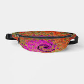 Abstrakt Retro Liquid Swirl Bauchtasche (Vorderseite)