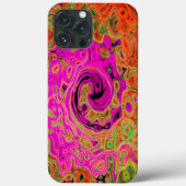 Abstrakt Retro Liquid Swirl Case-Mate iPhone Hülle (Rückseite)