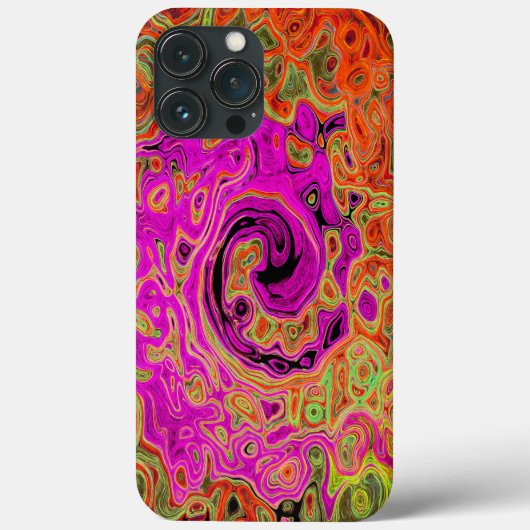 Abstrakt Retro Liquid Swirl Case-Mate iPhone Hülle (Rückseite)