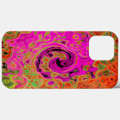 Abstrakt Retro Liquid Swirl Case-Mate iPhone Hülle (Rückseite (Horizontal))