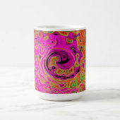 Abstrakt Retro Liquid Swirl Kaffeetasse (Mittel)