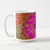 Abstrakt Retro Liquid Swirl Kaffeetasse (Links)