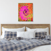 Abstrakt Retro Liquid Swirl Leinwanddruck (Insitu (Schlafzimmer))