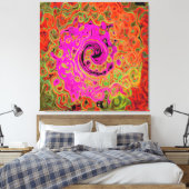 Abstrakt Retro Liquid Swirl Leinwanddruck (Insitu (Schlafzimmer))