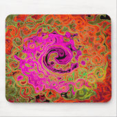 Abstrakt Retro Liquid Swirl Mousepad (Vorne)