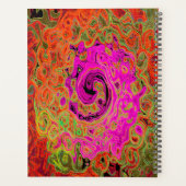 Abstrakt Retro Liquid Swirl Planer (Rückseite)